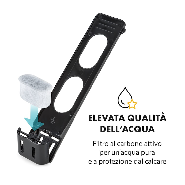 Aromatica II Set Macchina Del Caffè, Macinino, 1,25 l, nero Caraffa in vetro & termica | Nero