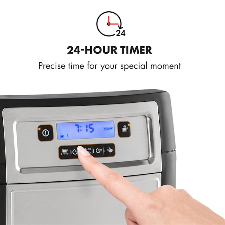 Aromatica II Thermo, kávéfőző, beépített daráló, 1.25 l, ezüst Thermo kancsó | Ezüst