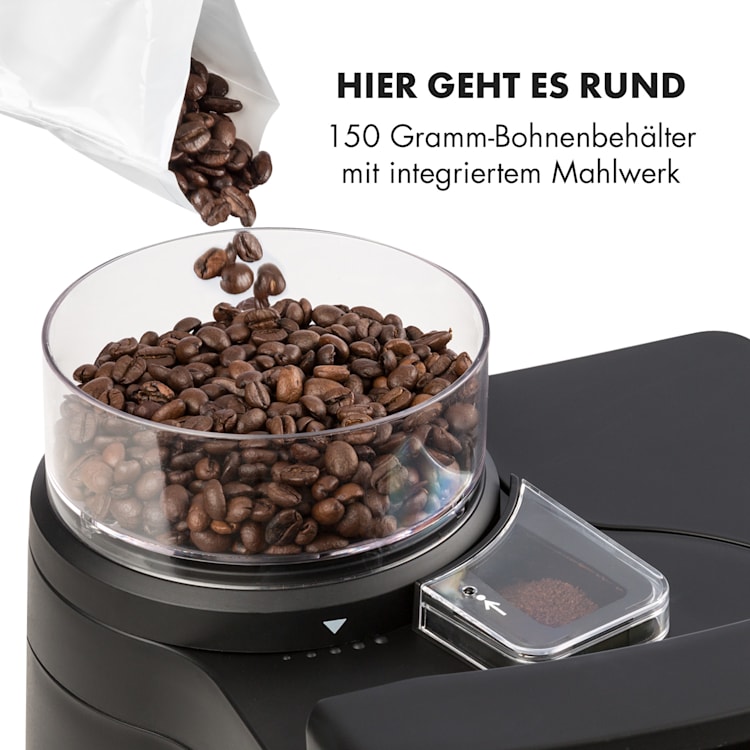 Aromatica II Thermo Kaffeemaschine, Mahlwerk, 1,25 l, schwarz Thermoskanne | Schwarz