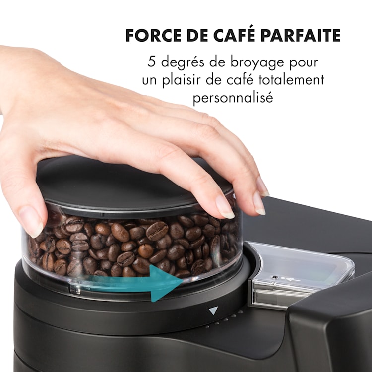 Aromatica II thermo koffiezetapparaat, koffiemolen, 1,25 l, zwart Thermoskan | Zwart