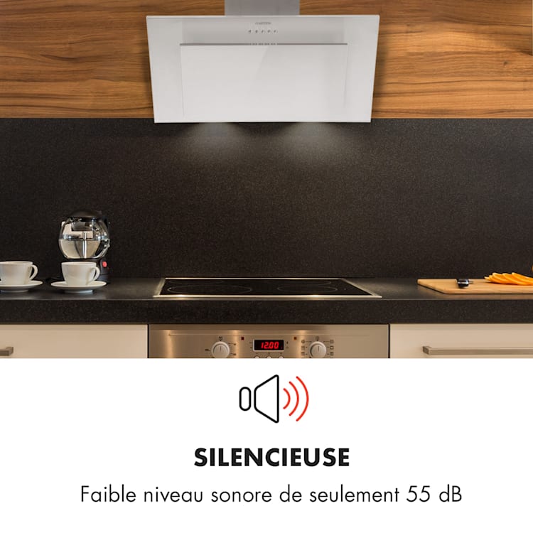 Athena afzuigkap 60 cm afvoer: 350 m³/h led rvs