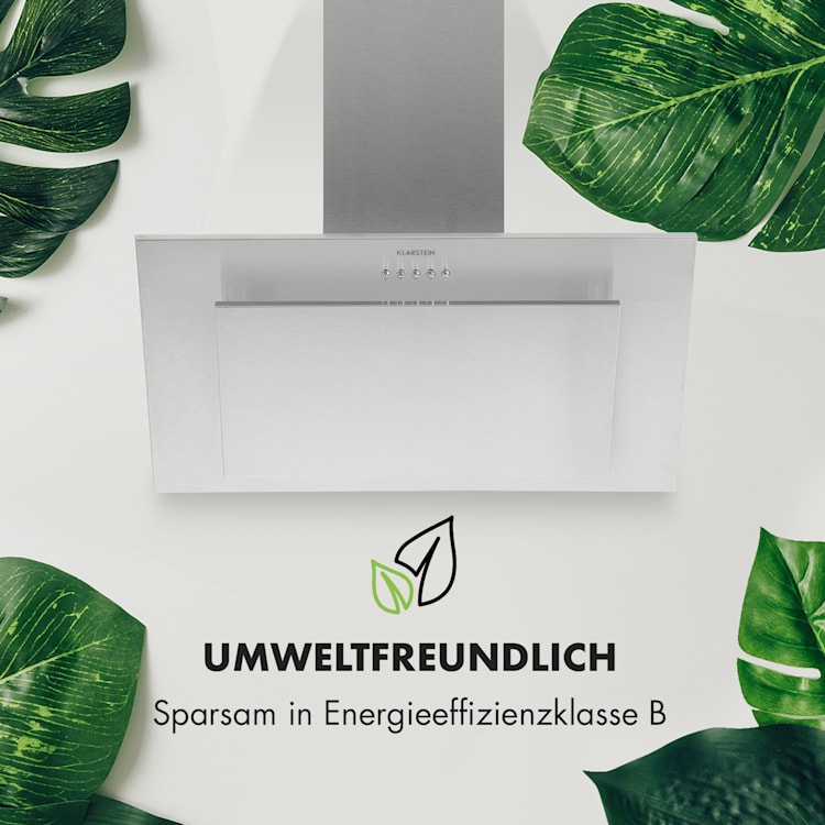Athena afzuigkap 60 cm afvoer: 350 m³/h led rvs 60 cm | Zilver
