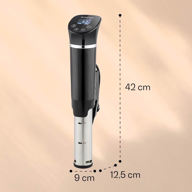 Quickstick Flex 1300W 3D Circulation 0-95 °C IPX7 Timer noir Noir