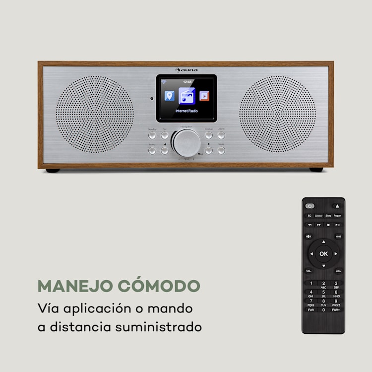 Silver Star Radio estéreo Internet DAB+/FM WiFi Bluetooth DAB+/FM Roble Roble