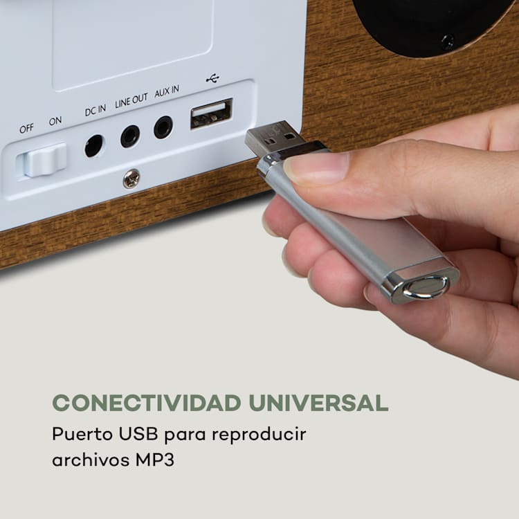 Silver Star Radio estéreo Internet DAB+/FM WiFi Bluetooth DAB+/FM Roble Roble
