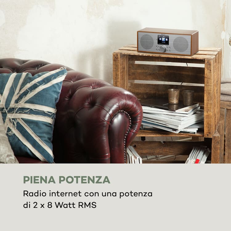 Silver Star Stereo Radio Web,DAB+/FM, WiFi, BT, DAB+/FM, quercia Quercia
