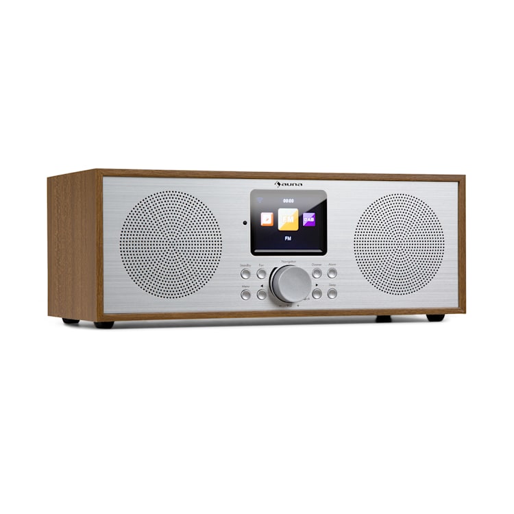 Silver Star Stereo Internet DAB+/UKW Radio, WiFi, BT, DAB+/UKW, Eiche