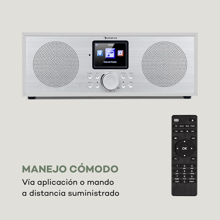 Silver Star Radio estéreo Internet DAB+/FM WiFi Bluetooth DAB+/FM Blanco Blanco