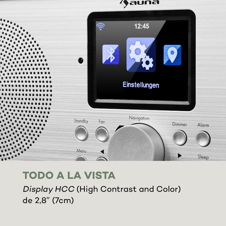 Silver Star Radio estéreo Internet DAB+/FM WiFi Bluetooth DAB+/FM Blanco Blanco