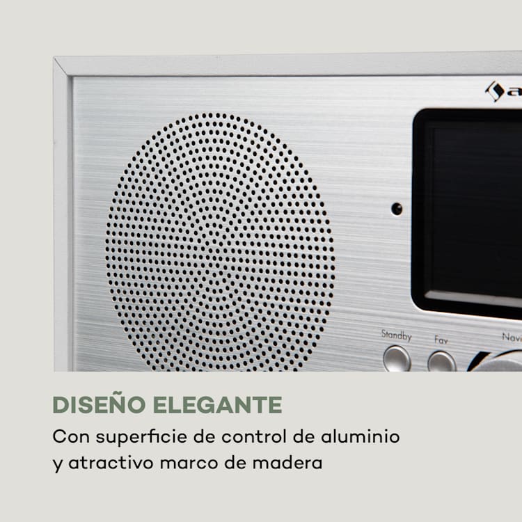 Silver Star Radio estéreo Internet DAB+/FM WiFi Bluetooth DAB+/FM Blanco Blanco