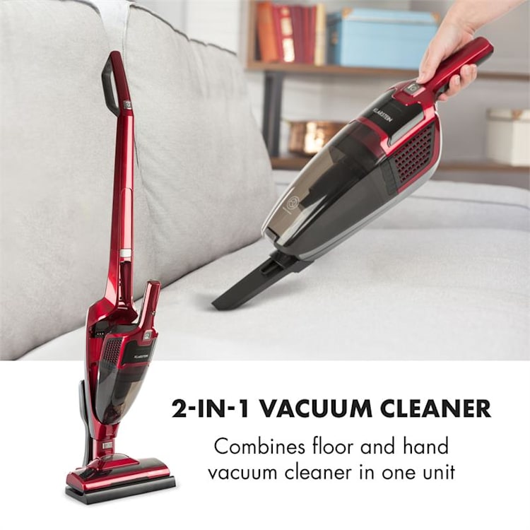 TurboHybrid Staubsauger Boden- und Handstaubsauger metallic-rot Metallic
