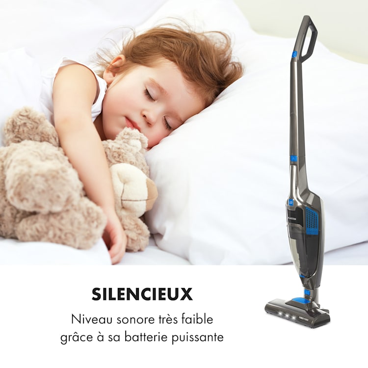 TurboHybrid Aspirateur traineau sans sac et à main batterie 2200mAh - Anthracite