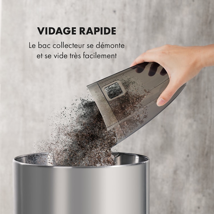 TurboHybrid Aspirateur traineau sans sac et à main batterie 2200mAh - Anthracite