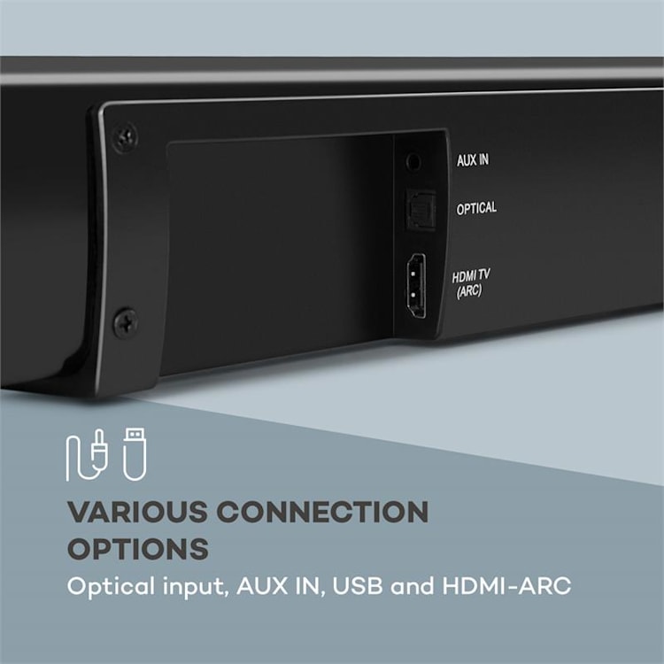 Areal Bar 650 2.1 Sound System Soundbar 120 W Potenza RMS BT USB Nero