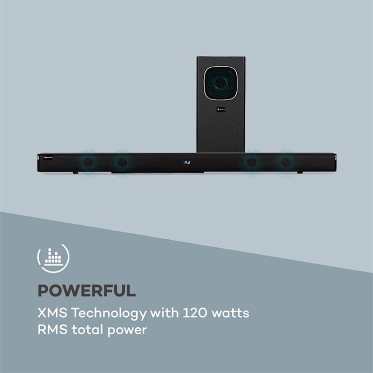 Areal Bar 650 2.1 Sound System Soundbar 120 W Potenza RMS BT USB Nero