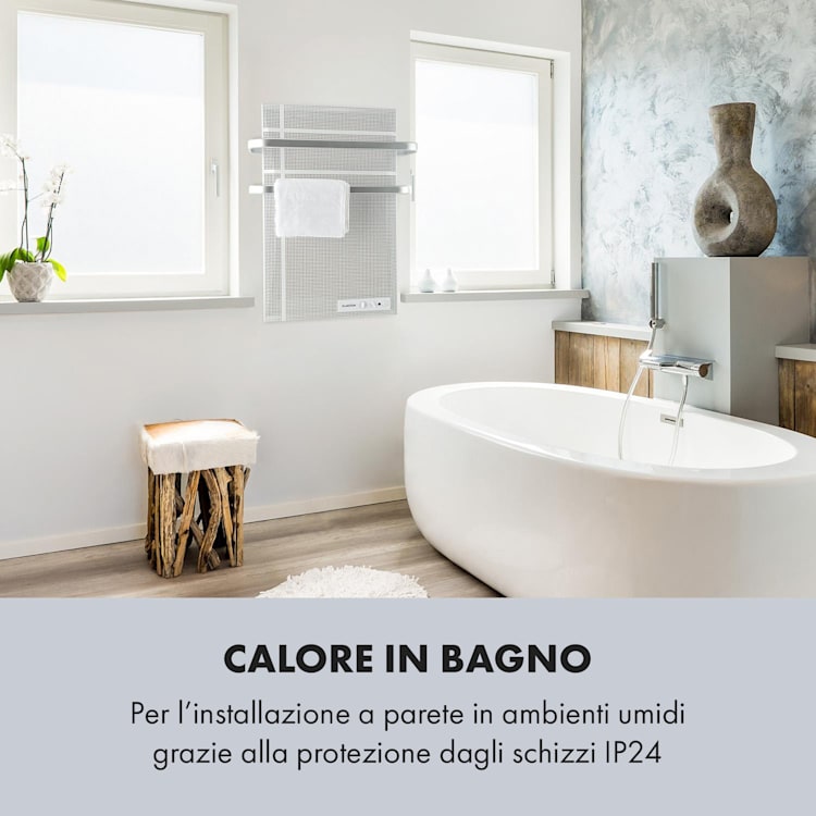 Hot Spot Wave, Pannello Riscaldante, 51x80cm, 20m², Senza Intervalli, IP24, Alluminio, 1000W 