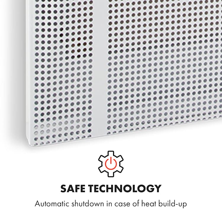 Hot Spot Wave Panel calefactor 51x80cm 20m² 1000W Sin intervalos IP24 Aluminio