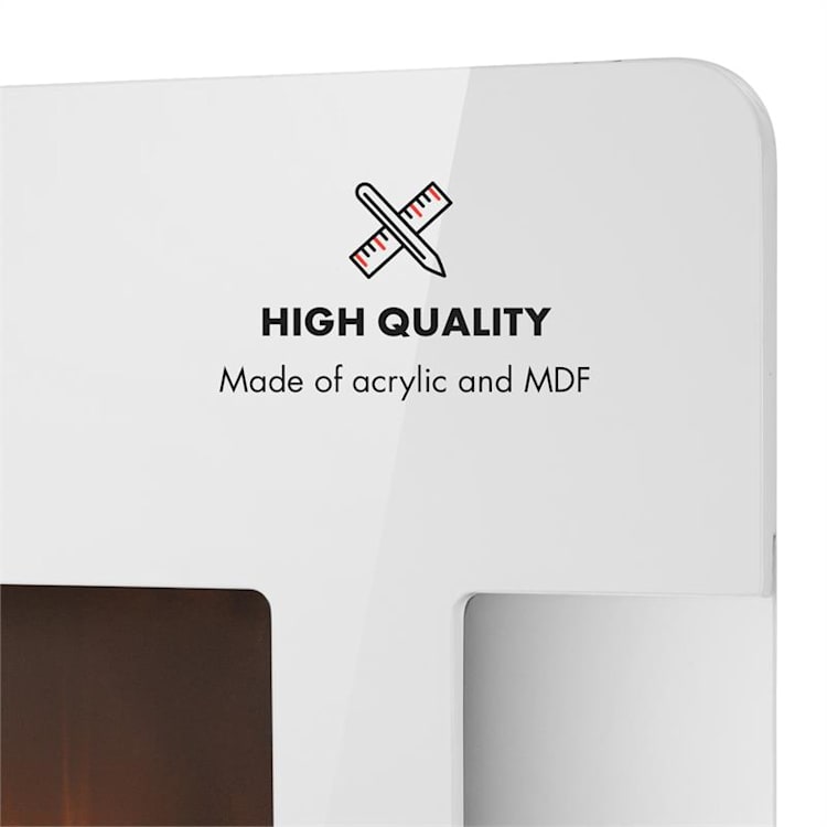 Belfort Light & Fire, elektrický krb, 1000/2000 W, diaľkový ovládač, biely Biela