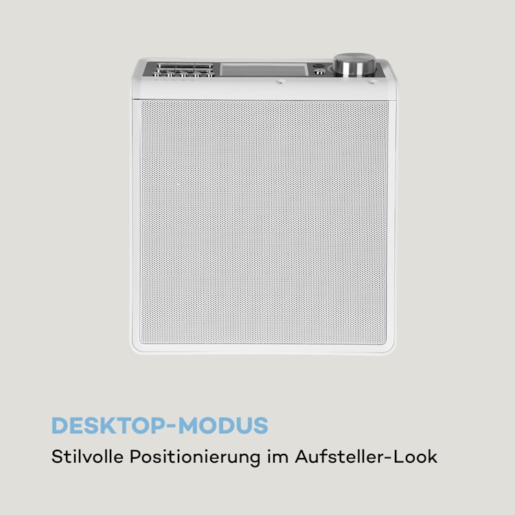 Intelligence DAB+ Küchenradio, Alexa-VoiceControl, Spotify, BT, weiß Weiß