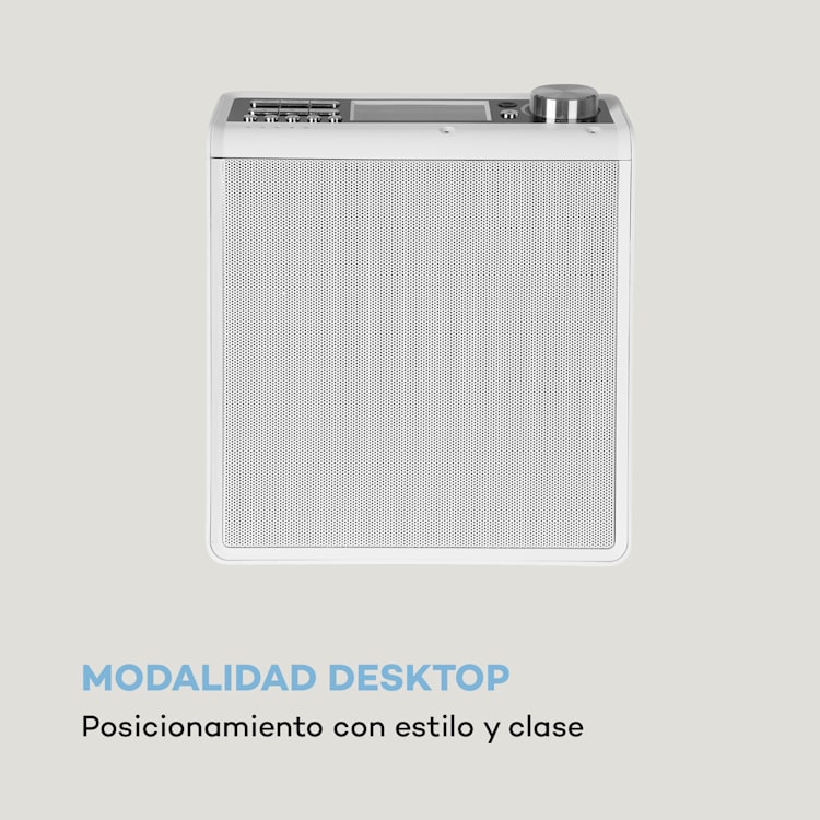 Intelligence DAB+ Radio de cocina Control de voz Alexa Spotify BT Blanco Blanco