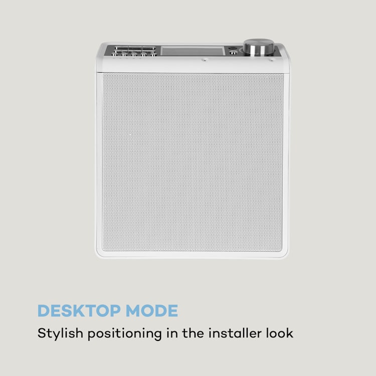 Intelligence DAB+ Kitchen Radio Alexa VoiceControl, Spotify, BT, White White