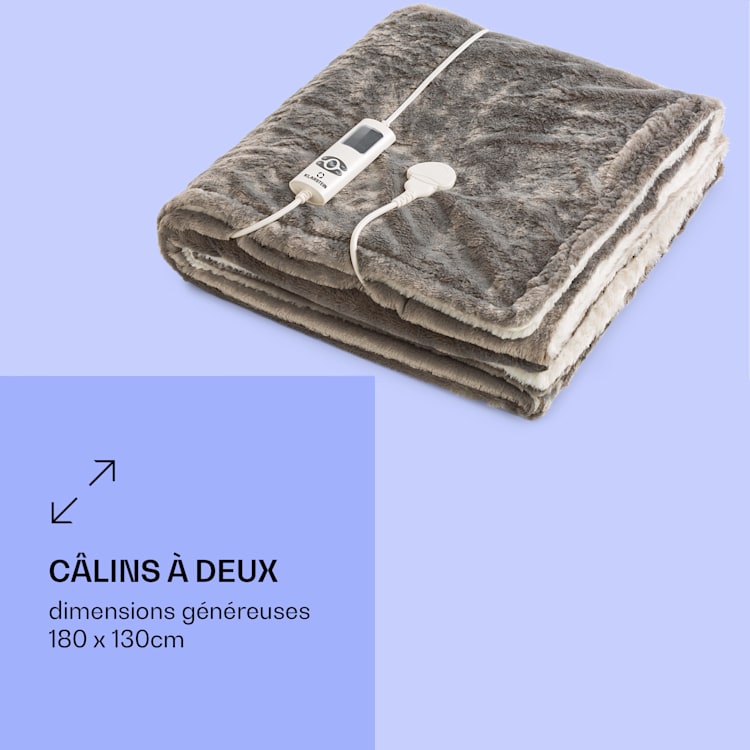 Dr. Watson SuperSoft 160W 180x130cm Peluche Crème