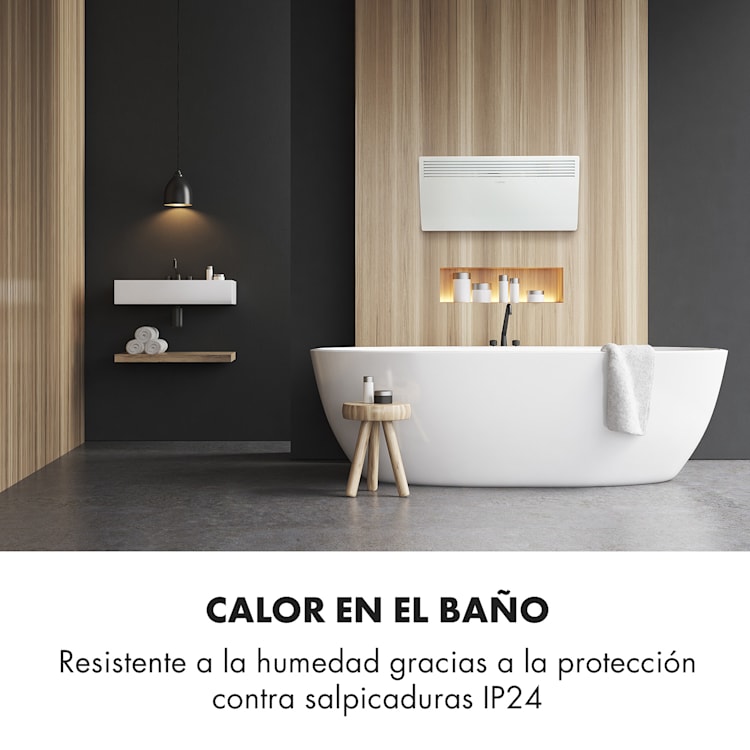 Hot Spot Slimcurve Calefactor 80x40cm 40m² 2000W 5-40°C LED IP24 Blanco Blanco