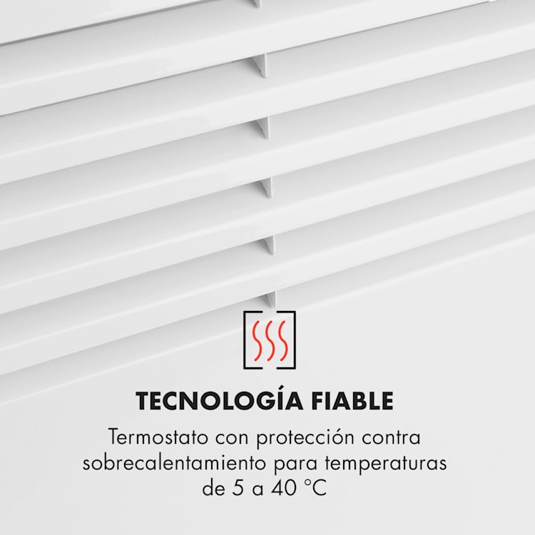 Hot Spot Slimcurve Calefactor 80x40cm 40m² 2000W 5-40°C LED IP24 Blanco Blanco