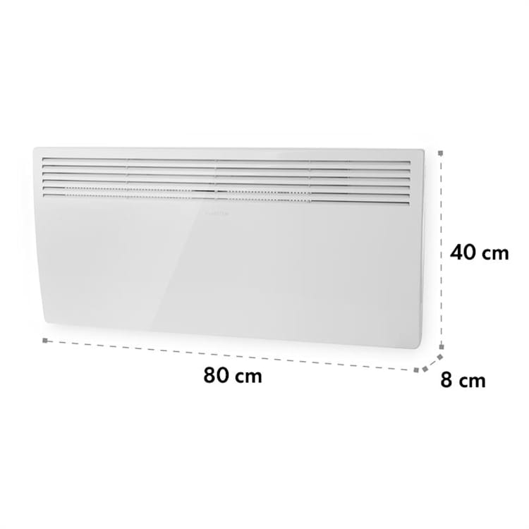 Hot Spot Slimcurve värmeelement 80x40cm 40m² 2000W 5-40°C LED IP24 vit Vit