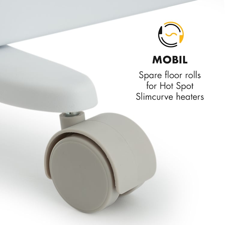 Hot Spot Slimcurve Rodízios de Substituição Brancos