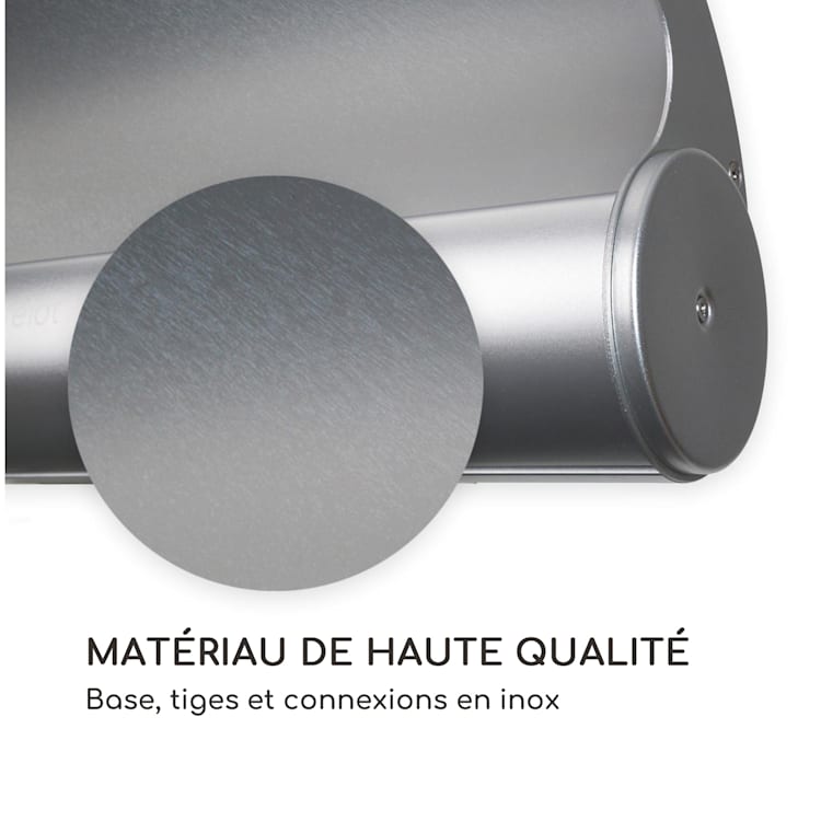 Heat Guard Reflex Radiateur 1800W  IP55 Minuterie Télécommande - argent