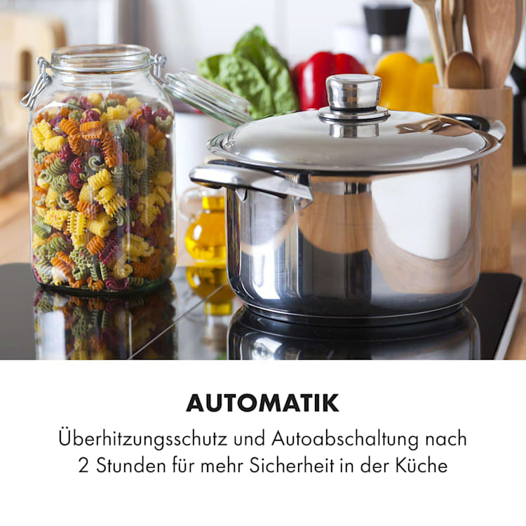 VariCook Neo Induktions-Doppelkochfeld 3500W SenseControl Glaskeramik 2 | Schwarzes Glas