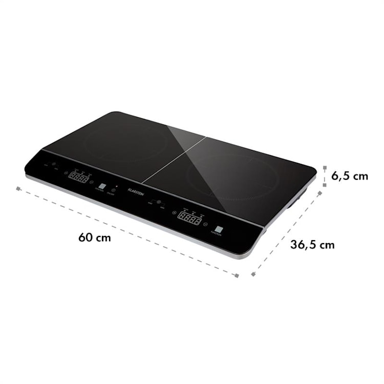 VariCook Neo ad Induzione Doppio Piano Cottura a 3500W SenseControl Vetroceramica 2 | Nero lucido