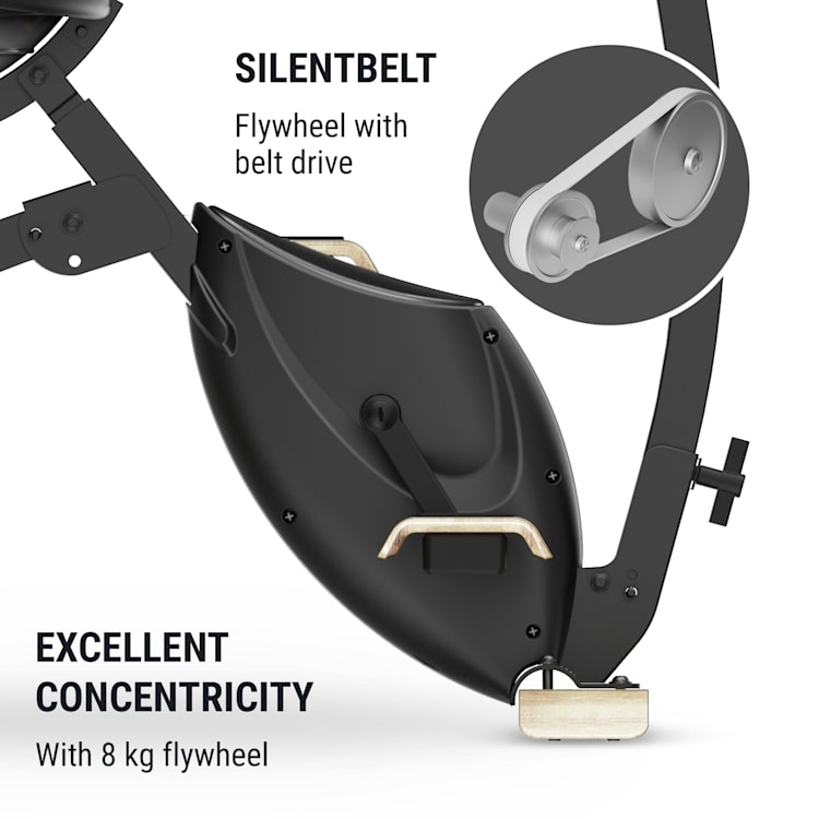 Roomik Cycle Bicicleta ergométrica 8kg pedal de peso suporte para tablet bola de ginástica