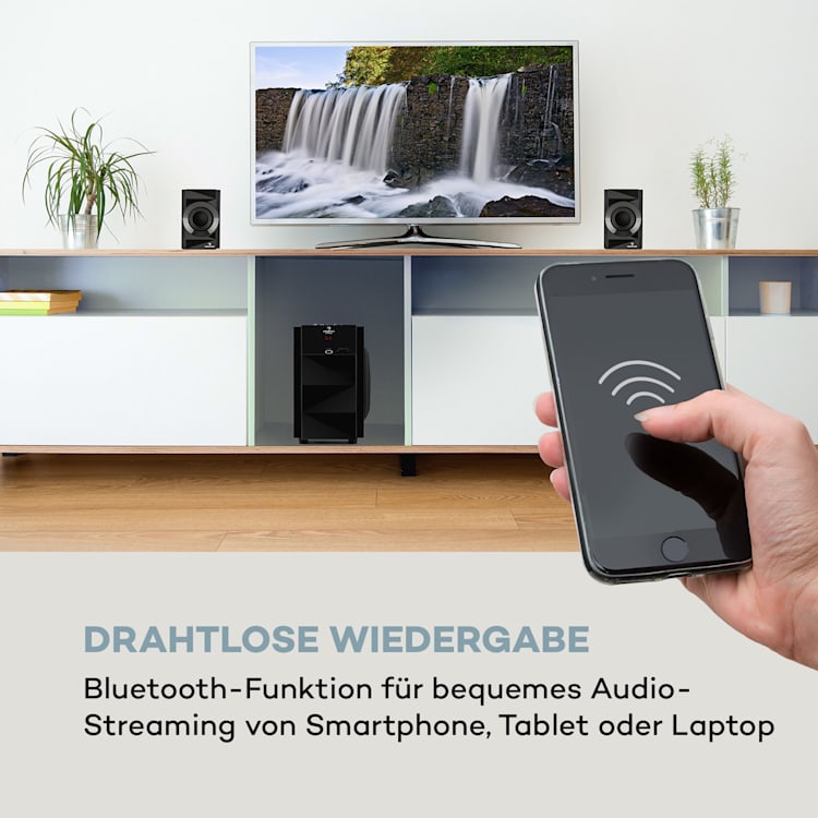 Z-Plus 5.1 Lautsprechersystem 70 W RMS OneSide Subwoofer BT USB SD