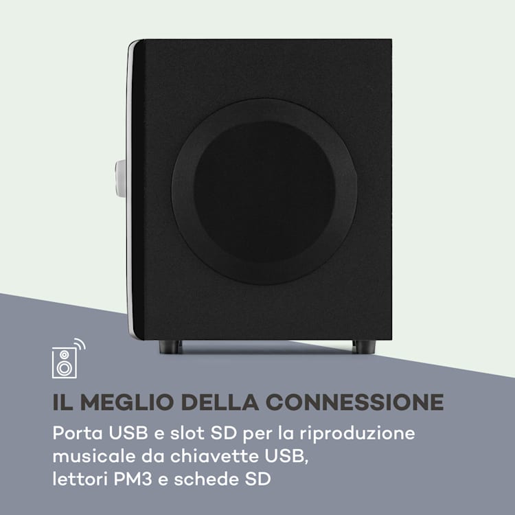 Concept 520 5.1 Sistema di Altoparlanti 75 W RMS OneSide Subwoofer BT USB SD