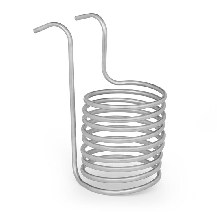 Chiller 6, răcitor de imersie, Ø 20 cm, 9 bucle, 304 oțel inoxidabil 9 bobine de răcire