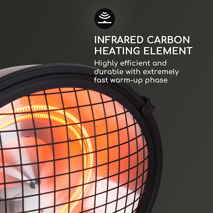 Heatspot, grijalica za terasu, 900/1200/2100 W, IR Comfortheat, crna Bakar