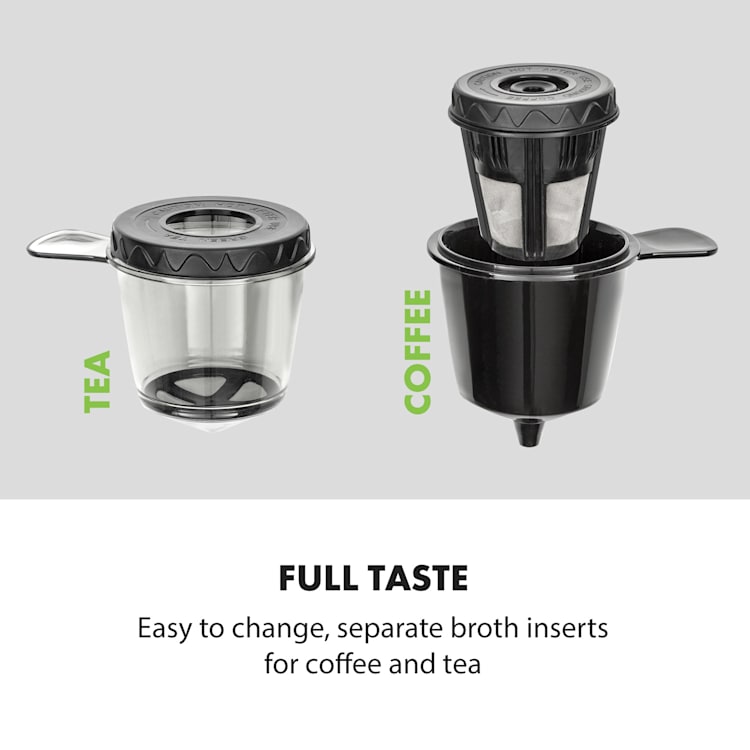 Baristomat 2-in-1 Fully Automatic Coffee & Tea Maker Milk Foam 6 Programmes