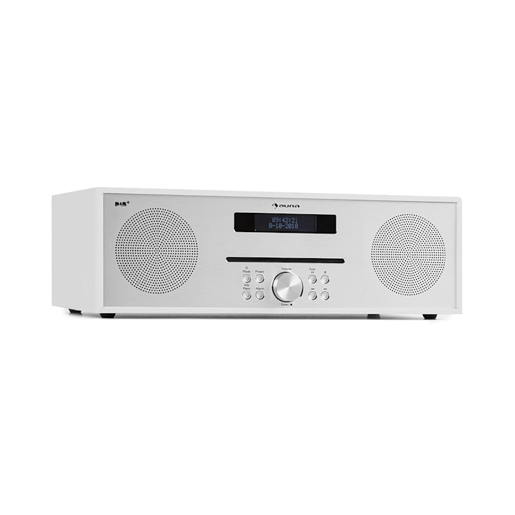 Silver Star CD-DAB 2x20W max. Slot-In CD-Player DAB+ BT Alu weiß