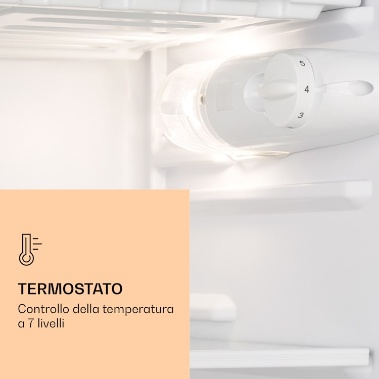 Luminance Frost - Frigorifero, 91 L, vano per le verdure, 2 ripiani in vetro