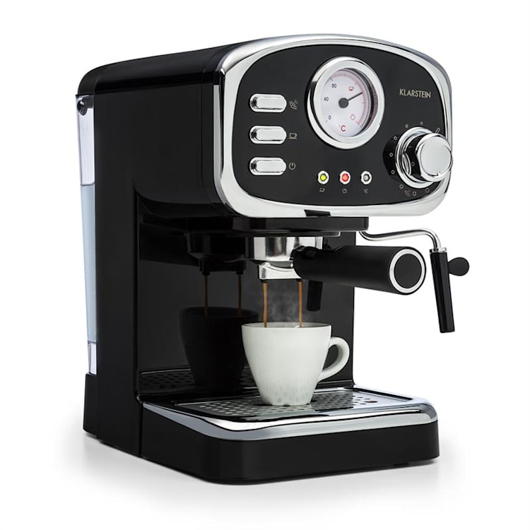 Espressionata Gusto Espressomaschine 1100W 15 Bar Druck schwarz Schwarz