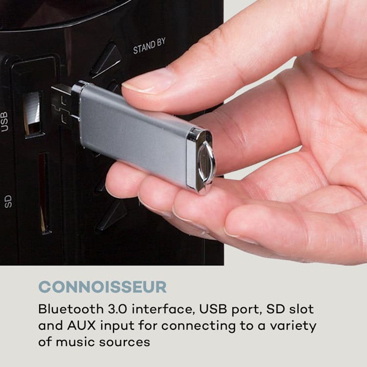 Areal Nobility Surround-System a 5.1 canali 120 W RMS BT 3.0 USB SD AUX