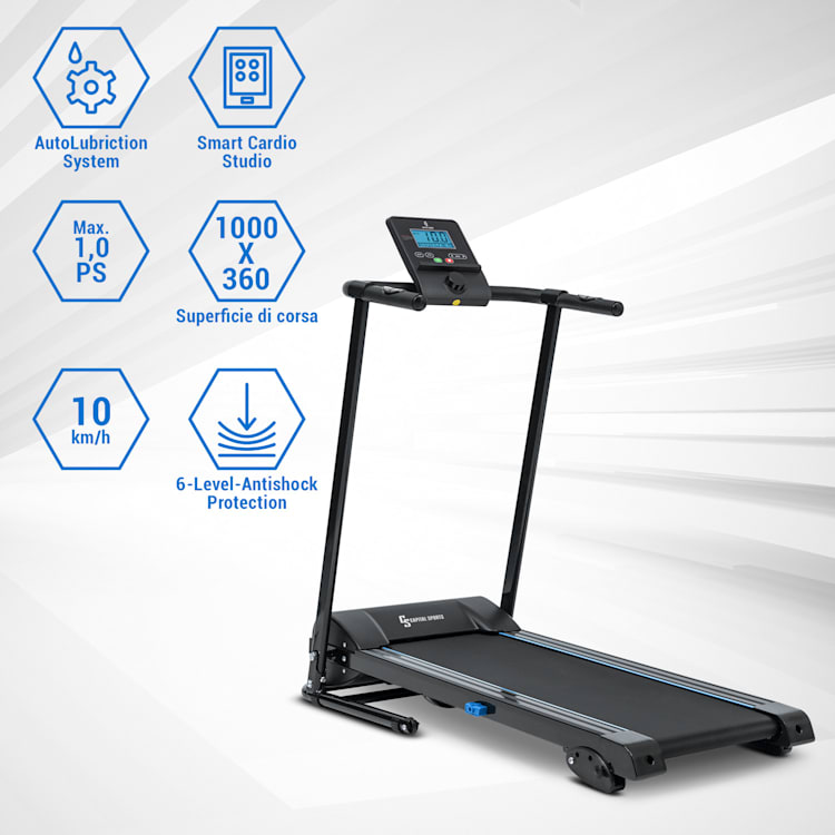 Pacemaker F60 Tapis Roulant 1 PS Autolubrificante Bluetooth 