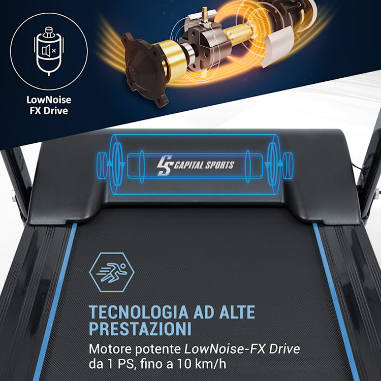 Pacemaker F60 Tapis Roulant 1 PS Autolubrificante Bluetooth 