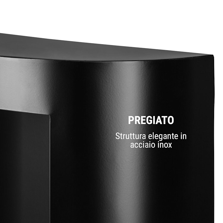 Phantasma Tower camino a etanolo bruciatore di sicurezza dispositivo di estinzione nero Nero