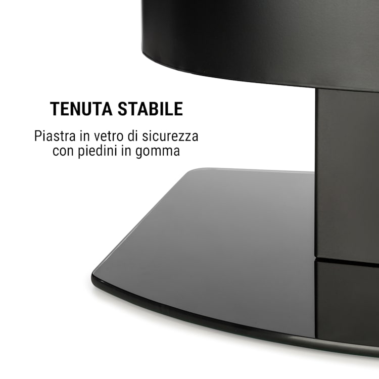 Phantasma Tower camino a etanolo bruciatore di sicurezza dispositivo di estinzione nero Nero