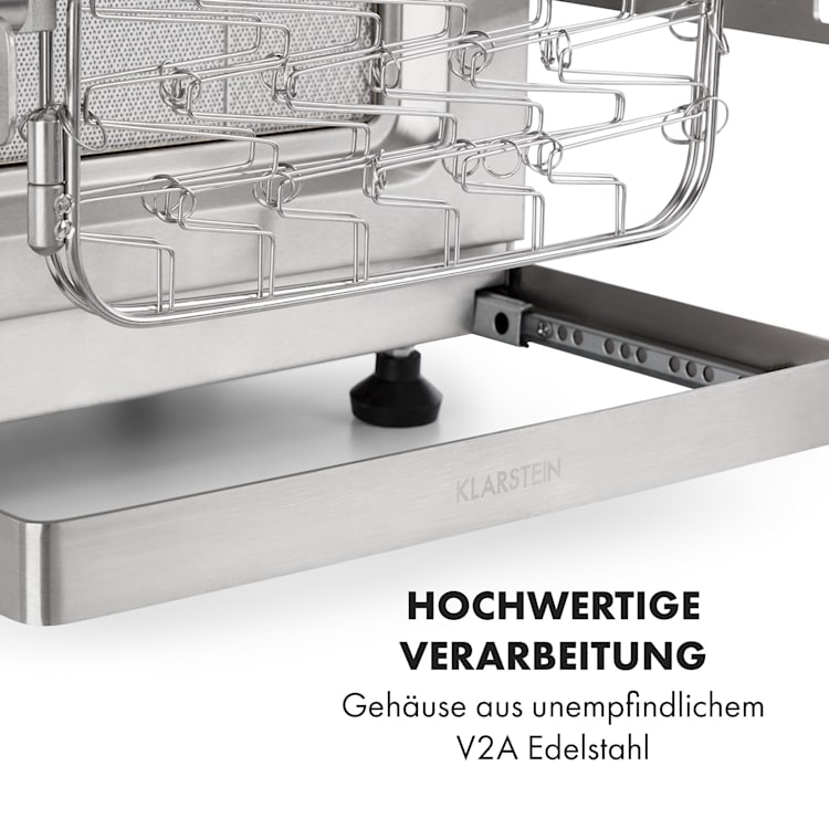 Crossfire Vertikaler Gasgrill 800°C Infrarot-Brenner 12.000 BTU silber