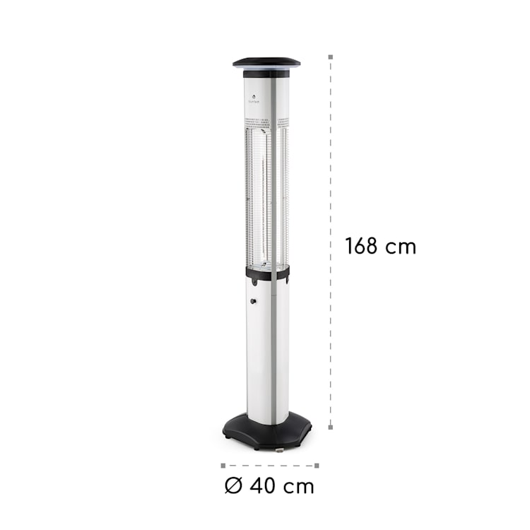 Megalith, ohrievač, 2700 W, uhlíkové výhrevné telesá, LED svetlo