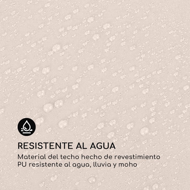 3 x 6 m | Antracita | Beige